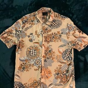 Denim & Flower M Short-sleeve button up. Viscose.